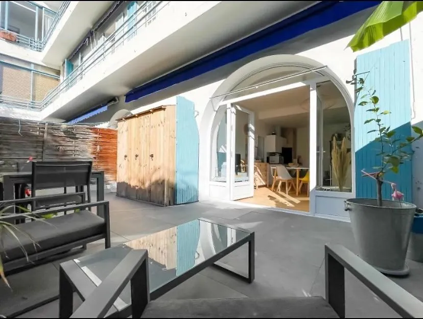 Residence Hermitage 3P Apartment Terrace Parking Sea 1Min Больё-сюр-Мер Франция